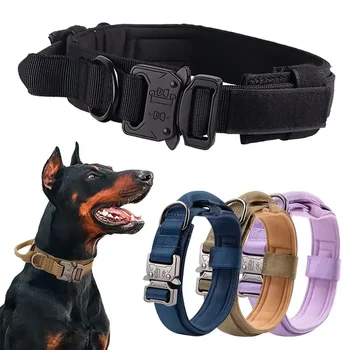 Tactical Dog Collar for Medium & Large Dogs – Outdoor Training & Control 1