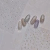 1pcs Jelly Nail Stickers Shiny French Ice Crystal Stars Love Self Adhesive Stickers For Nails DIY Valentine's Day Decorat Decals 4