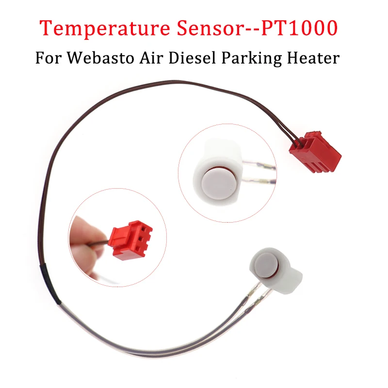 Diesel Heater Temperature Sensor Car Parking Heater Temperature Sensor PT1000 Parts For Webasto Ebespacher Air Diesel Parking Heater