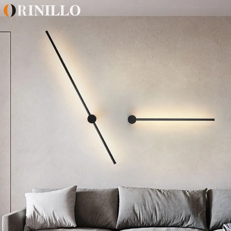 Modern Minimalist LED Rotating Wall Lamp for Indoor Living Room Bedroom wall lamp