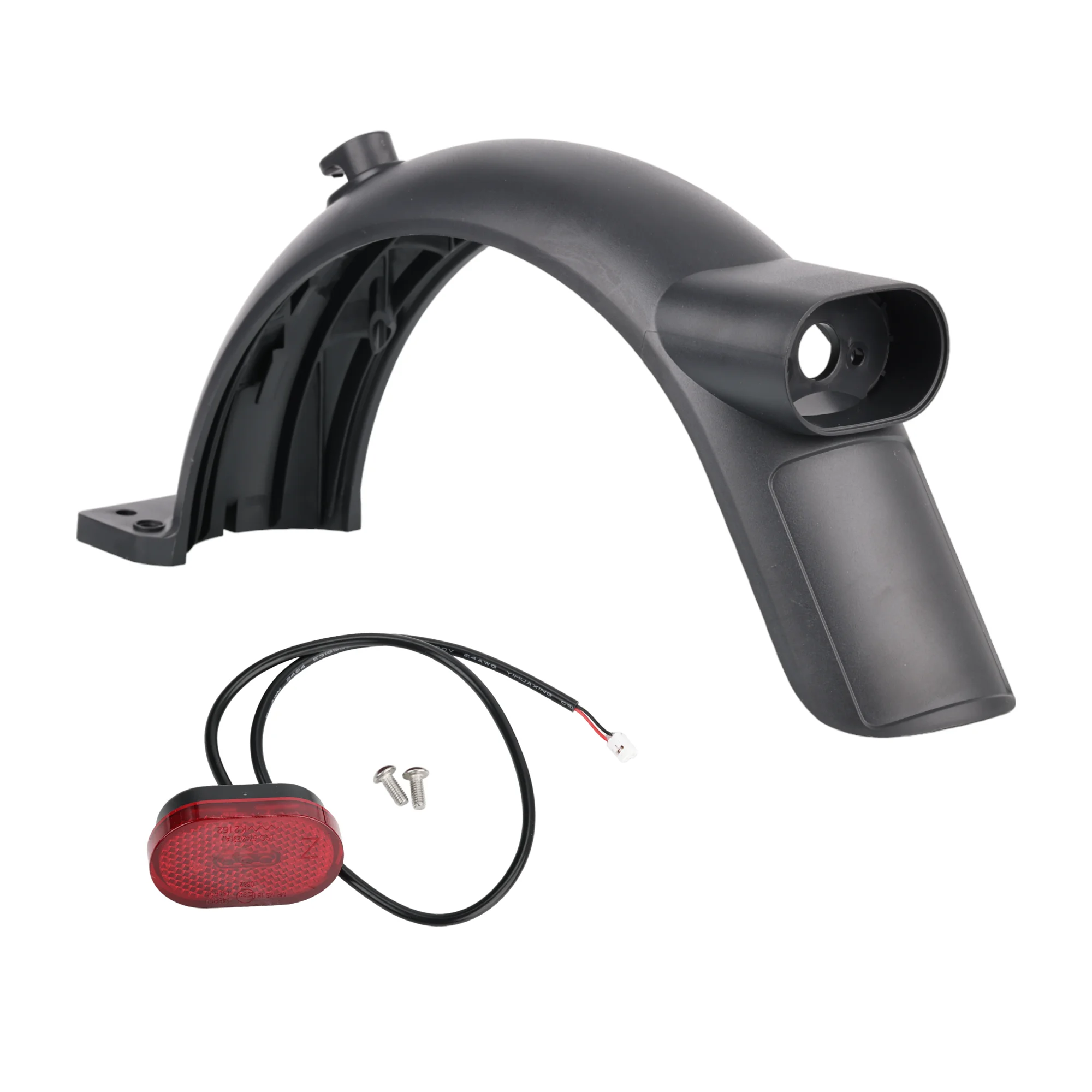 Kit Parafango Posteriore + Fanale + Manopole Freno Per Monopattino Xiaomi Mi3 Lite (Ricambio) - 6