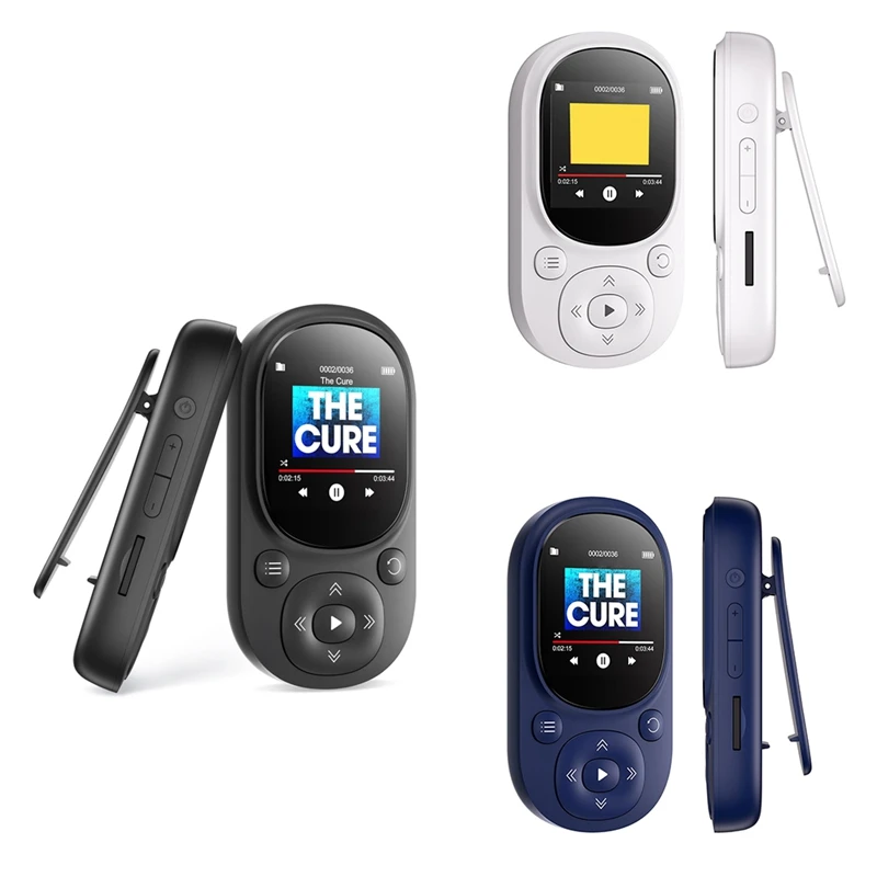 

Mp3-плеер с клипсой, 32 ГБ, портативный музыкальный плеер, Bluetooth, MP3-плеер с FM-радио, шагомер для записи, для детей