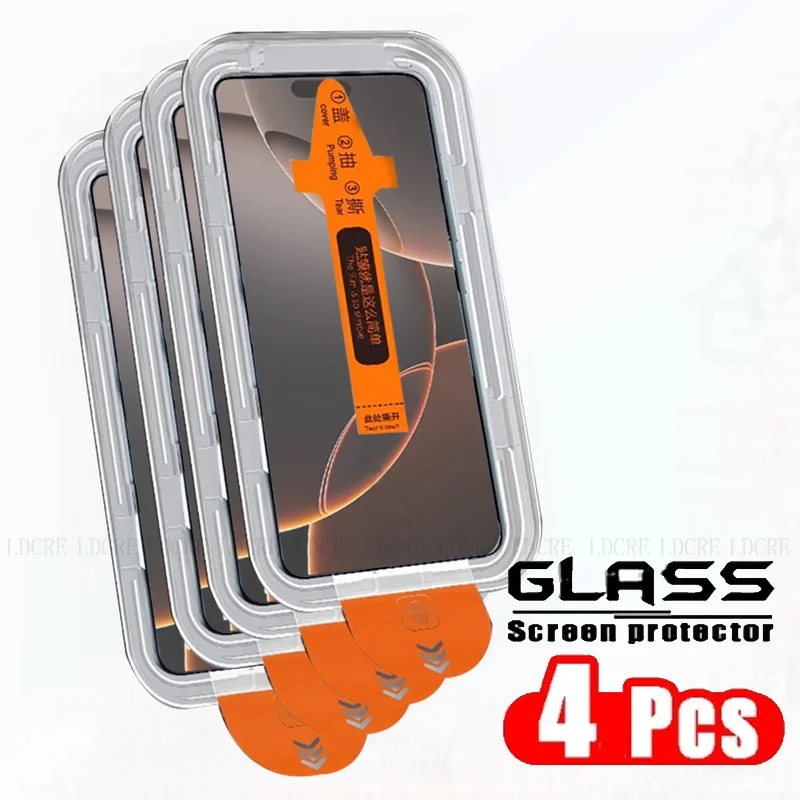 Premium Tempered Glass Screen Protector with Dust-Free Full Coverage