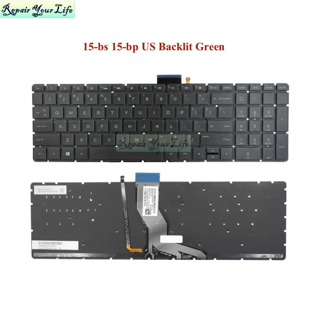 Teclado para Laptop hp Envy X360 15m 15-bp 15-bp015 15-bw 250 g6 com Retroiluminado Dourado 9090320-xua - Imagem 5