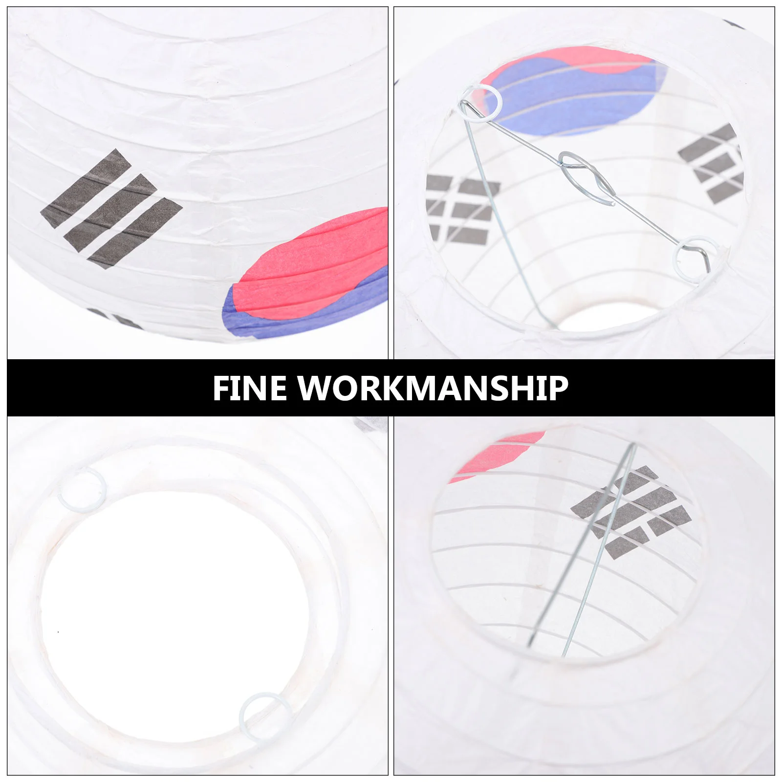 Рисунок 6 - Корейский флаг, фонари в стиле фонарей