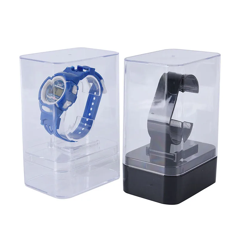 1x Plastic Watch Display Holder Stand Rack Showcase Tool Stand Case Winder