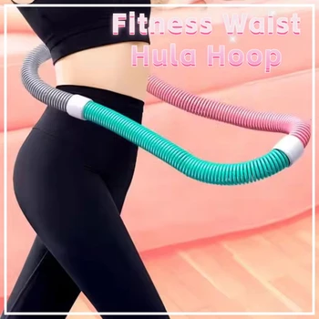 Upgraded Soft Spring Fitness Hoop – Detachable Waist Trimmer for Women 1