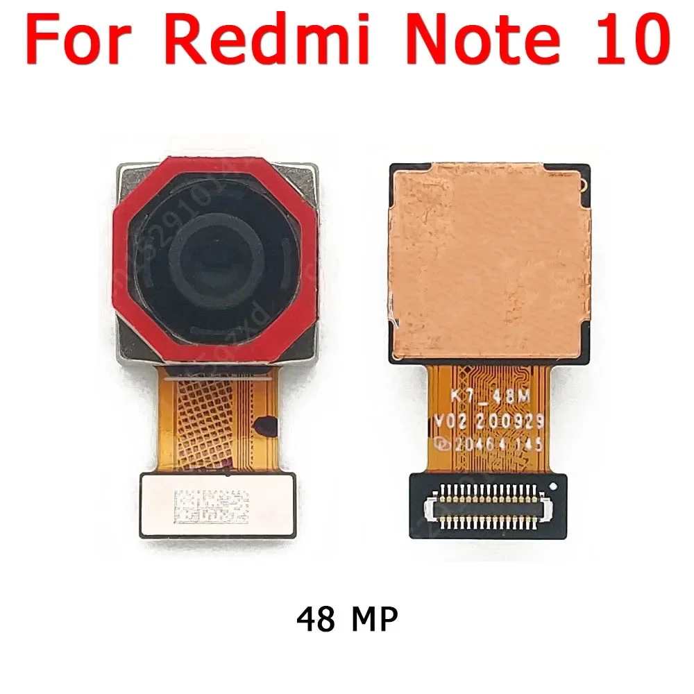 Rear Back Camera For Xiaomi Redmi Note 10 Main Backside Big Camera Module Flex Cable Replacement Spare Parts mobile phone camera module
