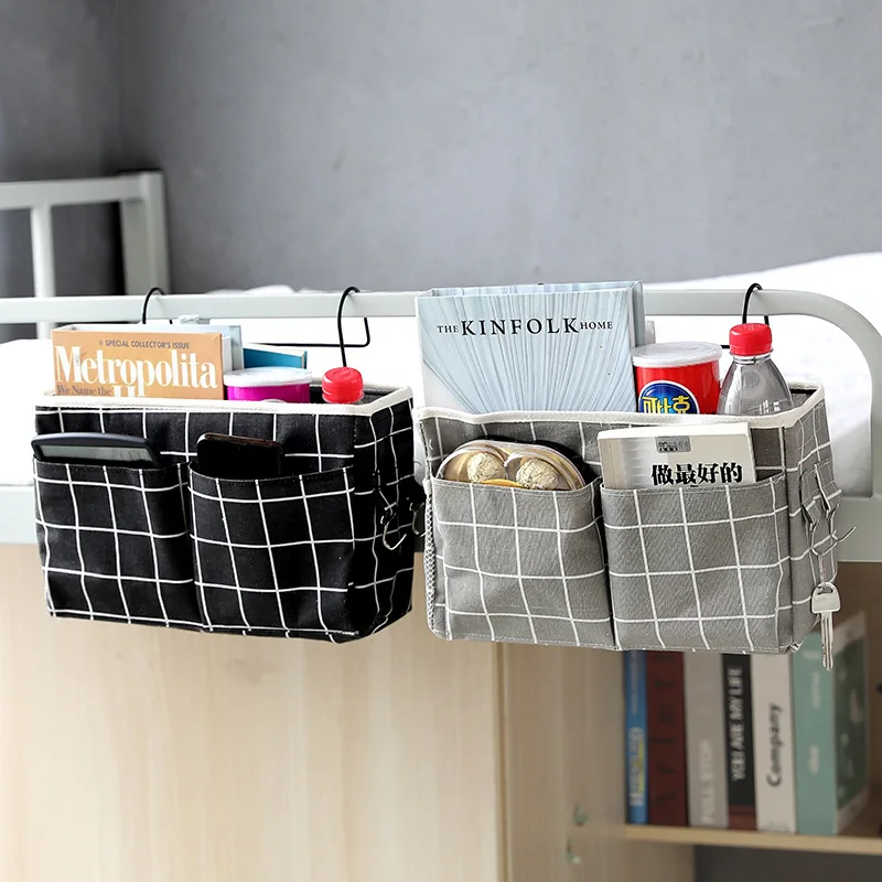 

Couch Storage Organizer Bed Holder Pockets Bedside Storage Organizer Bed Desk Bag Sofa TV Remote Control Hanging Caddy