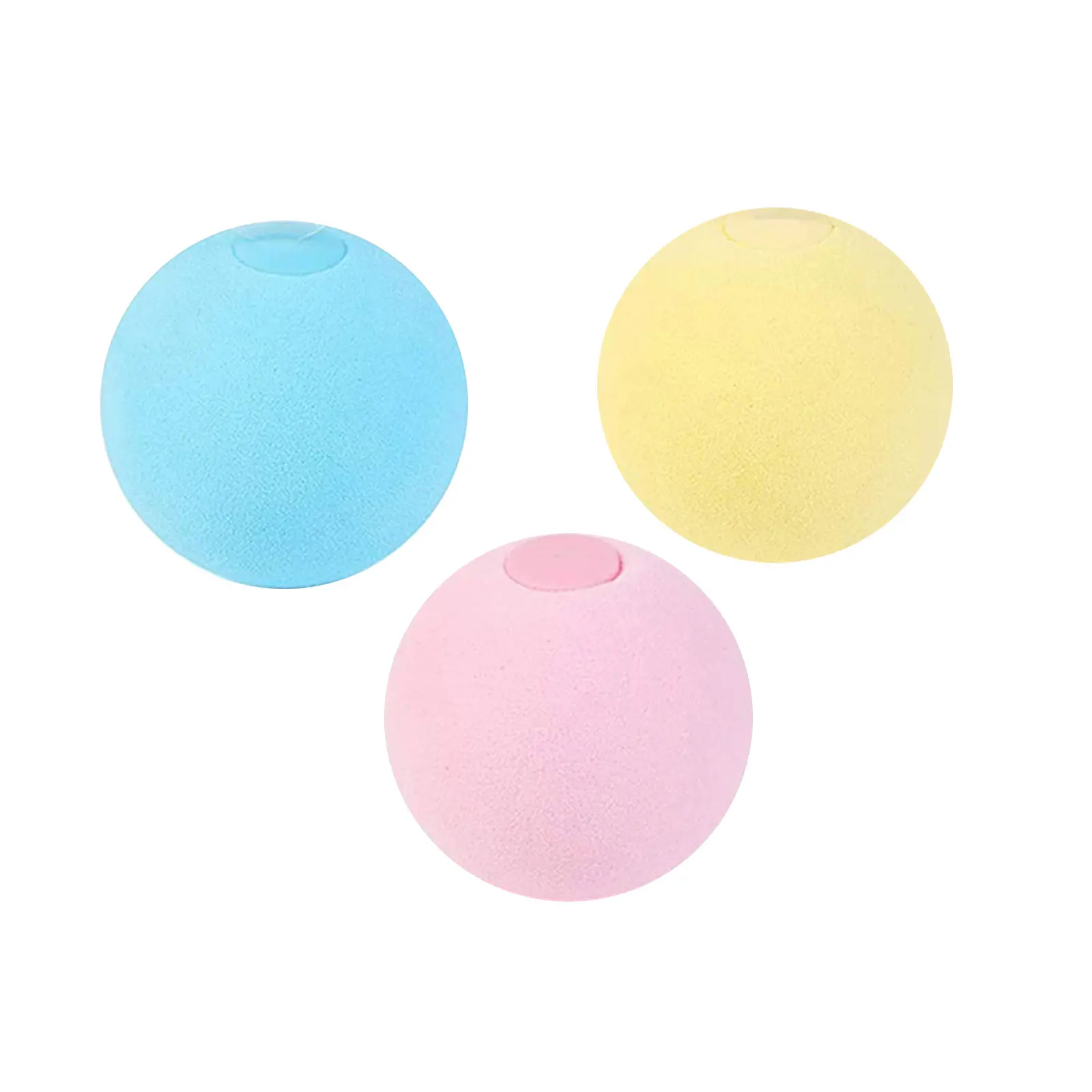 3-15pcs Cat Toy Rolling Ball Battery Powered Pet Electric Magic Roller Toy Activation Ball Dog Cat Interactive Chew Plush Toys