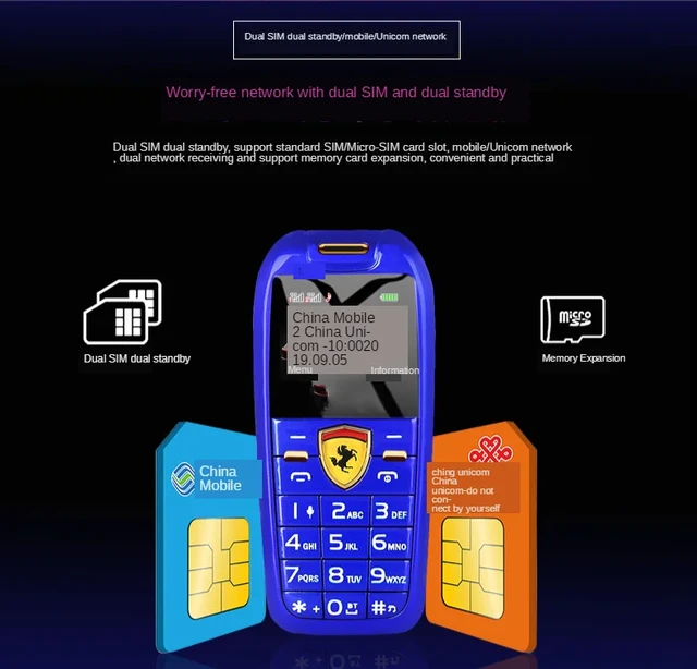 Mini teléfono móvil F488, llave de coche de 1,0 pulgadas, Sim Dual, MP3,  marcador Bluetooth, llamada de voz mágica, tamaño de dedo, teléfonos móviles  pequeños baratos - AliExpress