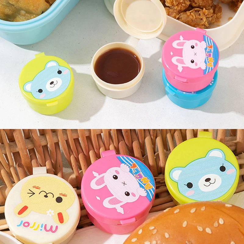 Mini Seasoning Sauce Bottle Portable Ketchup Bottle Salad Dressing Container For Bento Lunch Box Kitchen Accessories