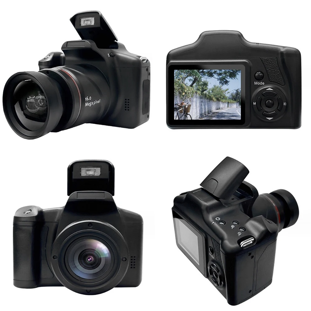 16MP Vlogging Camera with 2.4 Inch LCD Screen Camcorder 16X Digital Zoom Video Recorder for Photography - 2