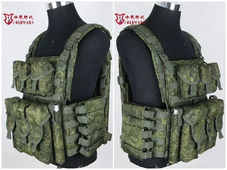 Russian Paratrooper Little Green Men 6b46 Tactical Vest Removable
