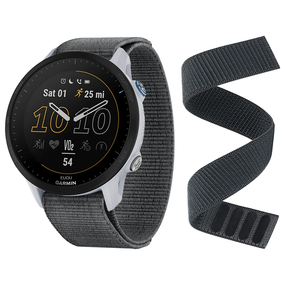 Garmin 955 with a nylon band : r/Garmin