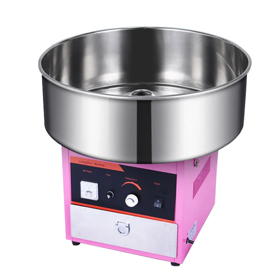 OT62 Commercial Cotton Candy Machine Electric/Gas Cotton Candy Floss Maker for Family Party, Kids Birthday/Pink 2