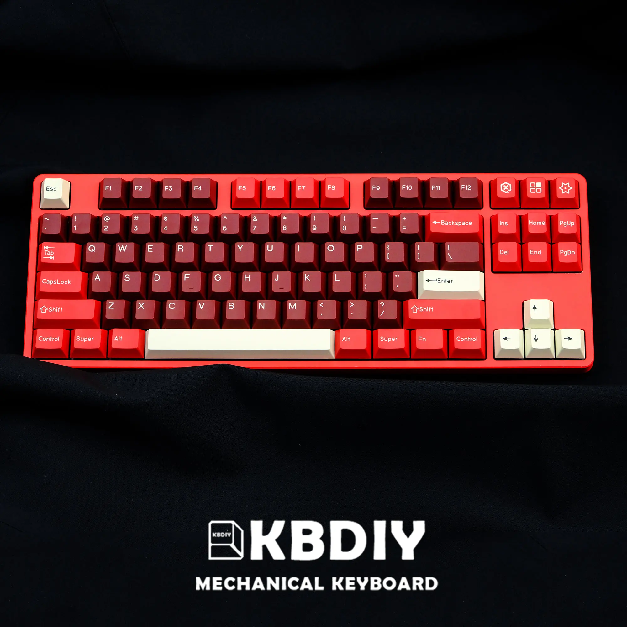 Kbdiy Vermelho Gmk Jamon Keycap para Teclado Mecânico Jogo Cereja Perfil Double Shot Iso Pbt 177 Teclas Faça Você Mesmo Personalizado Gmk67 61 64 68 87 - Imagem 2
