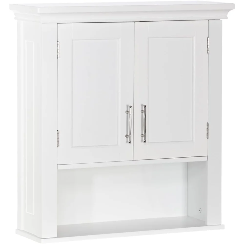 

Somerset Two-Door Bathroom Storage, White Wall Cabinet