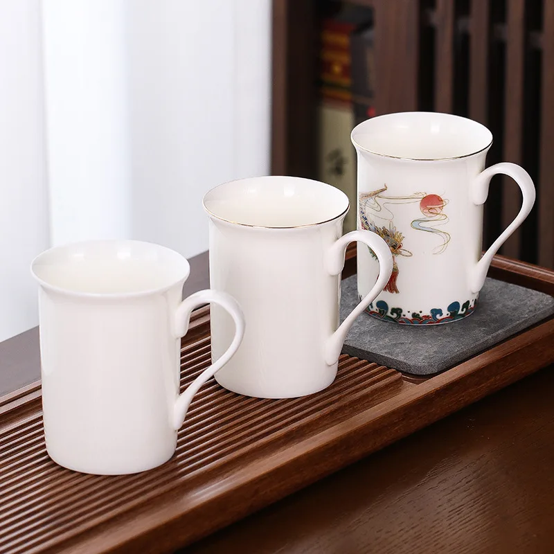 10 oz. Mugs with handle - Stainless Steel sublimation blanks 