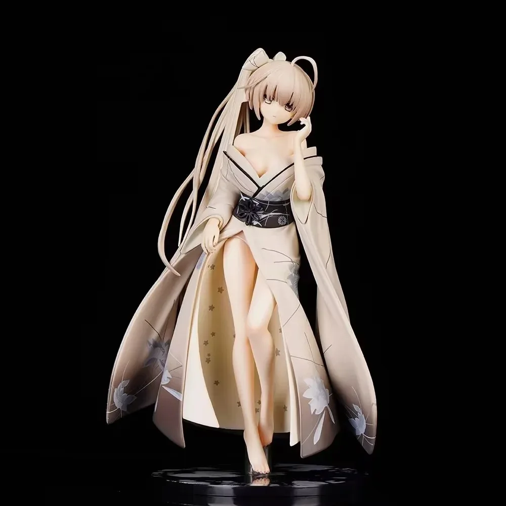

Anime Yosuga No Sora Kasugano Sora Bathrobe Standing PVC Action Figure Collectible Model Doll Toy 23cm