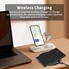 Smart Card Tracker Work with Apple Find My App Wireless Rechargerable Anti Lost Item Locator for Luggage Bluetooth Tracker GPS 4