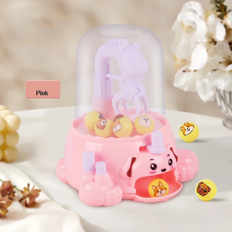 Children Claw Machine Mini Game Capsule Toy Cute Crane Catcher Game Toy Crane Machine Kids Creative Birthday Gift