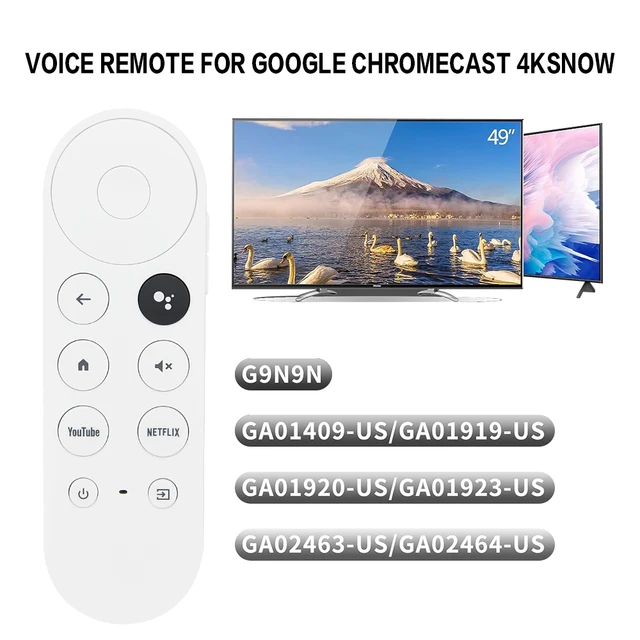中古美品！】Chromecast with Google TV G9N9N 音声リモコン Google
