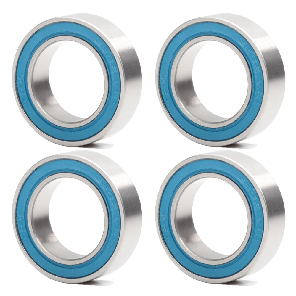 3802-2RS MAX Bearing 15*24*7 mm Double Row Full Balls Bicycle Suspension Pivot Repair Parts 4 PCS 3802 2RS Ball Bearings miniature ball bearings bicycle ball bearing