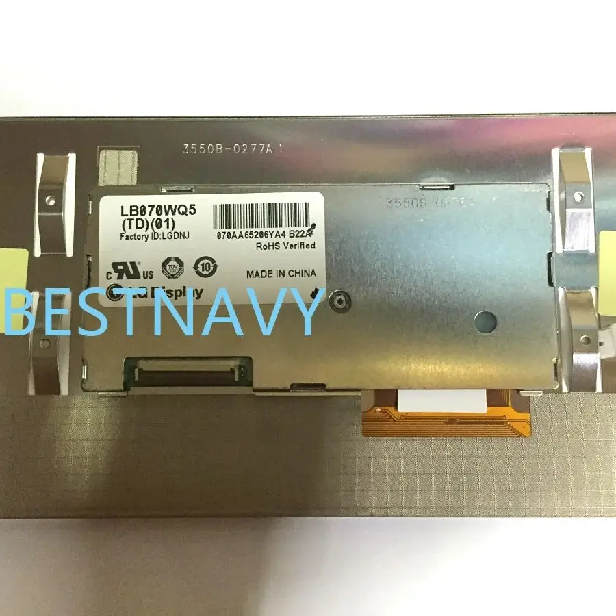 무료 배송 100% 신제품 7.0 LB070WQ5 LB070WQ5-TD01 LB070WQ5(TD)(01) 레갈 차량용 GPS 네비게이션 LCD 스크린 디스플레이 모듈 패널