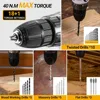 Toolbox, Cordless Drill Tool Kit Set, 20V Power Drill Toolboxes with Battery Electric Drill Driver, Toolbox 5