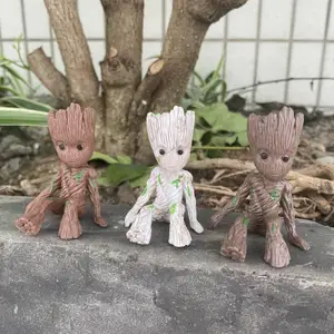 Marvel Studios Action Figures I Am Groot Groove N Grow Groot Figurine 13.5  Inch Interactive Respond To Music Sounds Superhero - AliExpress