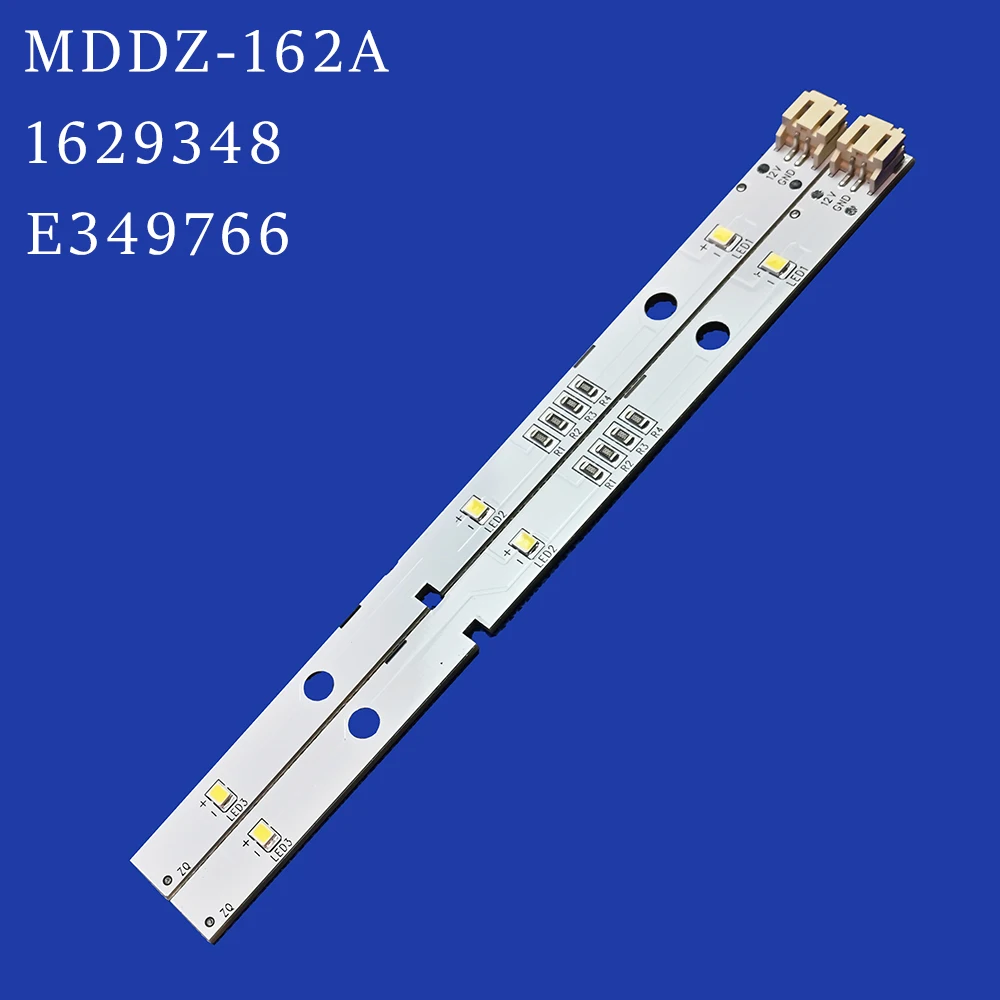 

2Pcs Original LED Strip Light Bar for RONGSHENG/ HISENSE Refrigerator LED Light E349766 MDDZ-162A 1629348 DC12V 2W