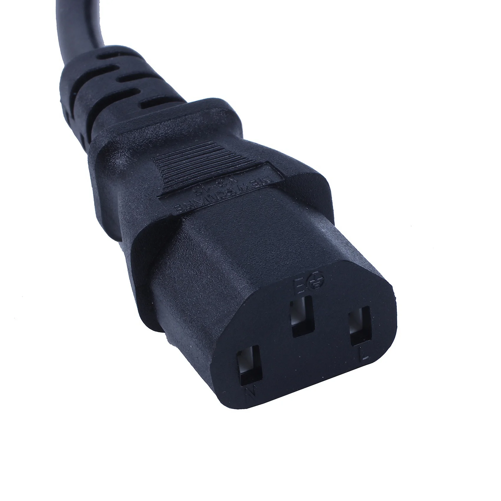 B63B-2X 특수 PDU UPS 전원 코드 케이블, IEC 320 C14 C13(On/Off 스위치 포함) 30Cm 검정색