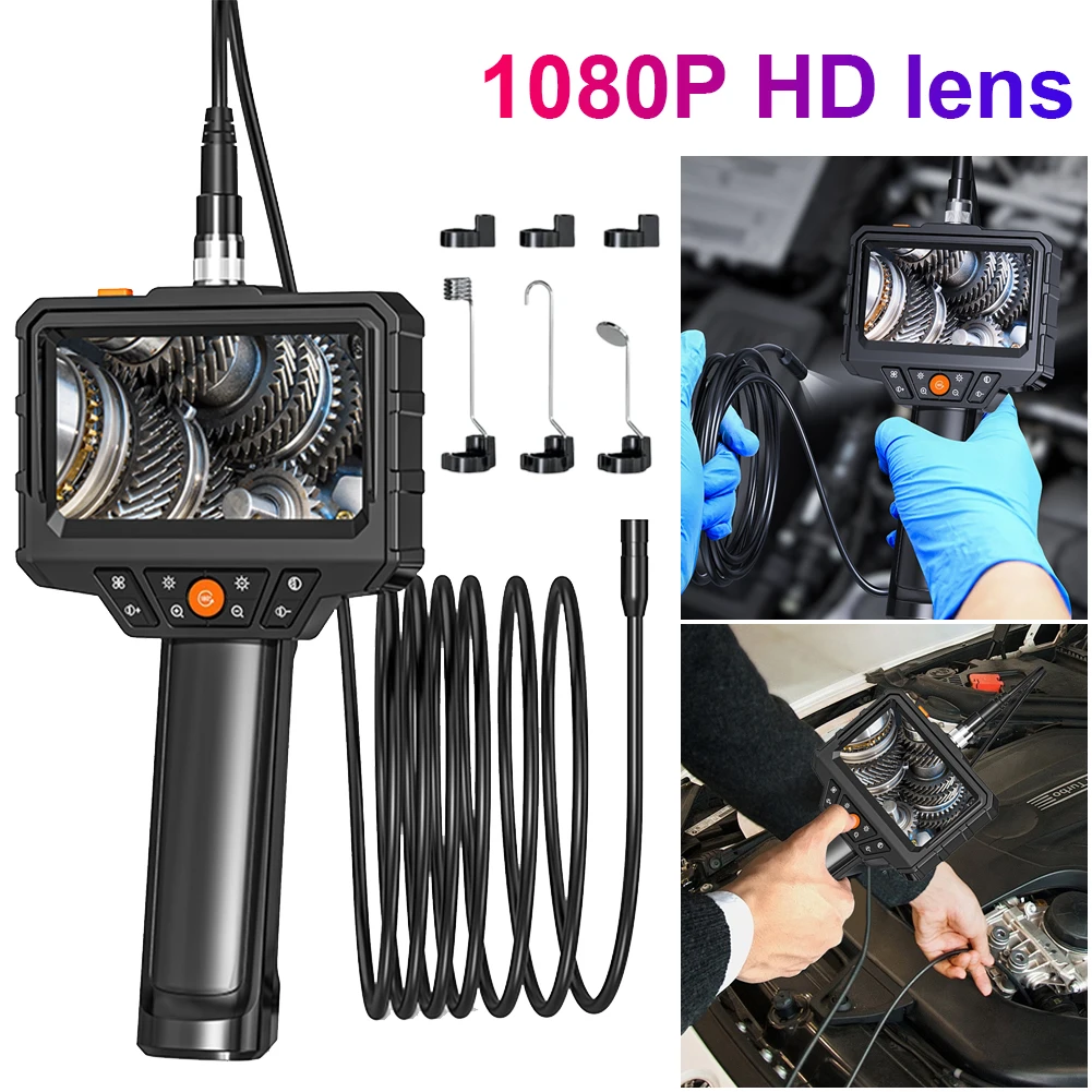 Endoscope Camera IP67 Waterproof Car Inspection Camera 8mm Len Industrial Endoscope Camera for Industrial Machinery Inspection 2