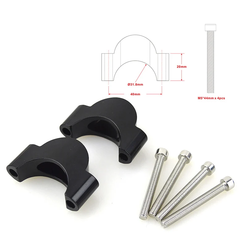 10/20mm Road Bicycle Riser Spacer Clamp Aluminum Rest Bar Rising Spacer Plate For TT Handlebar Parts 31.8mm Bicycle Handlebar