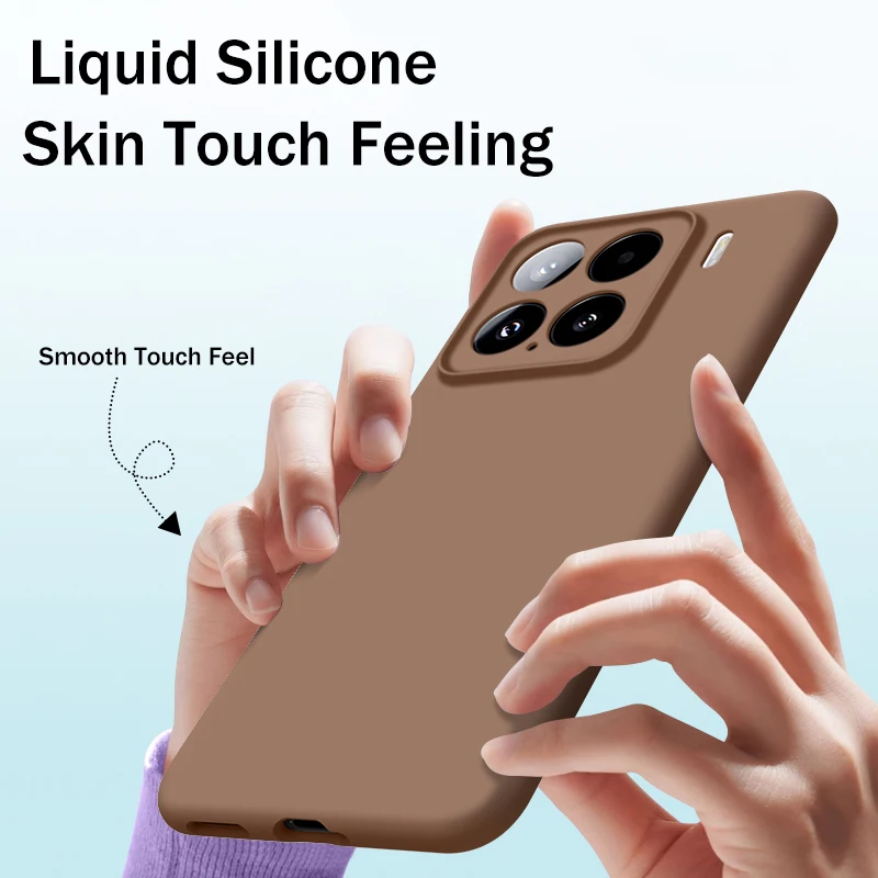 Luxury Liquid Silicone MagSafe-Compatible Matte Soft Magnetic Skin Cover