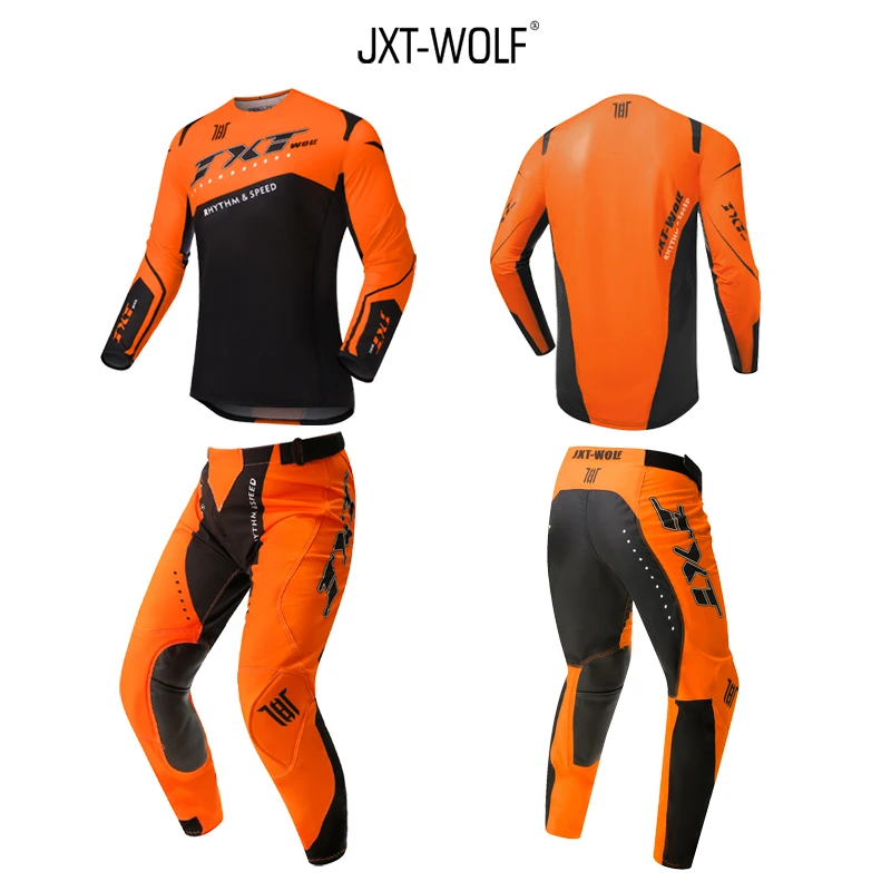 JXT WOLF adult off-road cycling suit breathable comfort built-in protective fall professional cycling clothing