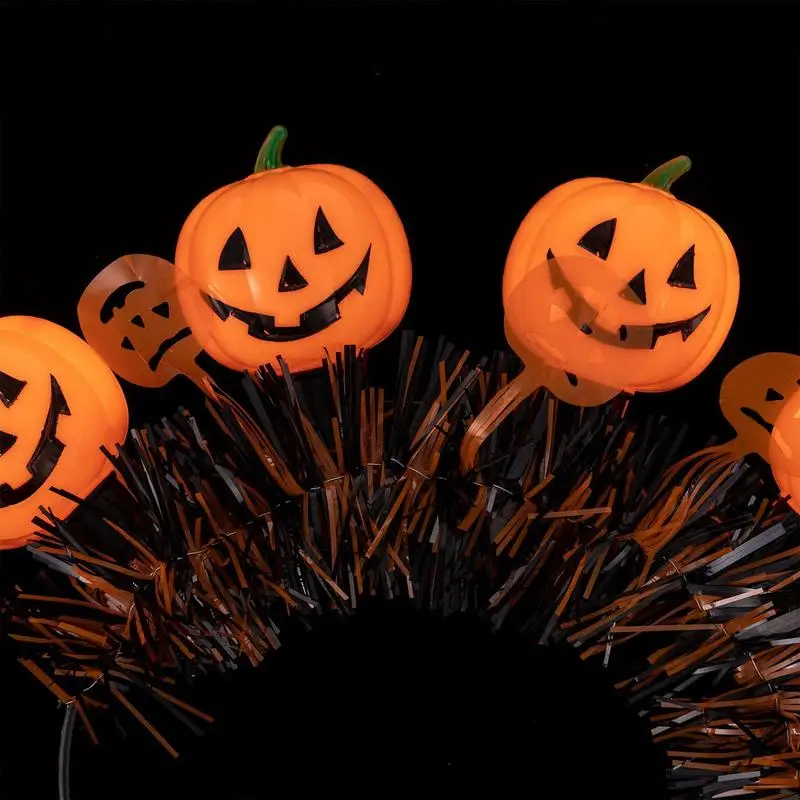 

Halloween Headband LED Halloween Hair Hoop Costume Accessory Beautiful Decorative Glowing Headwear For Cosplay Halloween Party