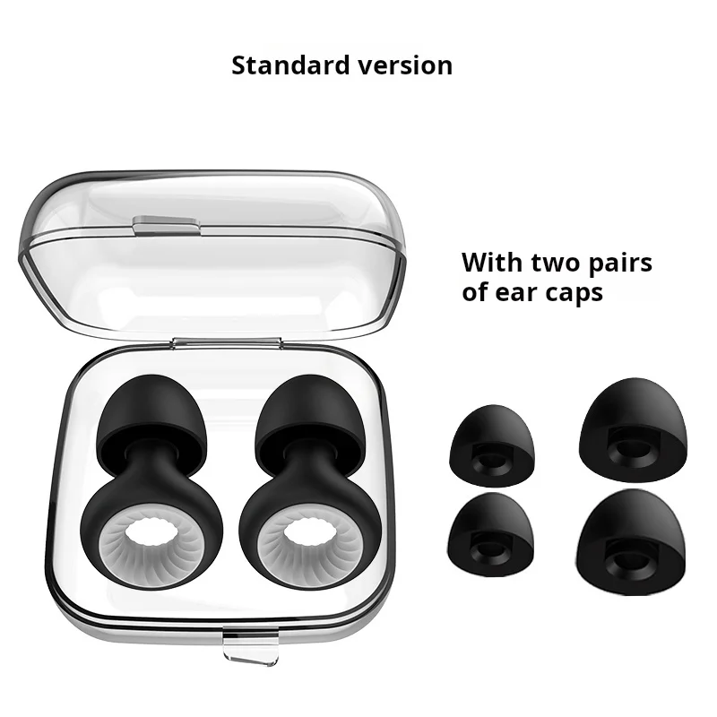 Premium Noise-Cancelling Earbuds with Reusable Silicone Tips - Water Resistant & Comfortable (2 Pairs)