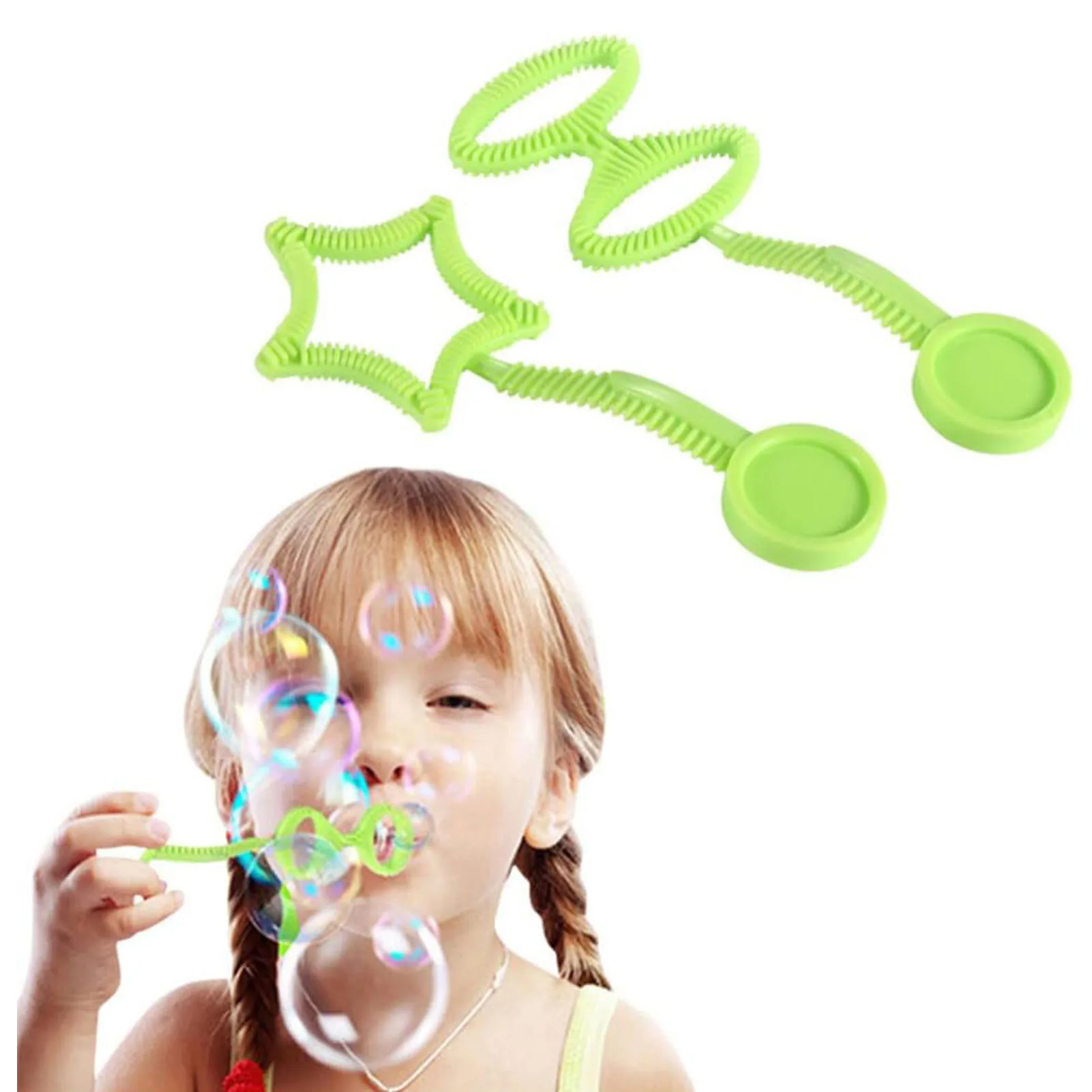 Manual Blow Bubber Toy Interesting Instant Foaming Bubble Stick Toy for Parent-Child Indoor Outdoor Play 2