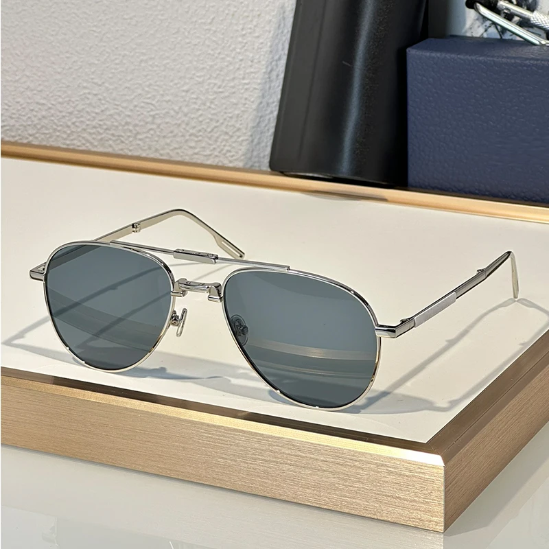 classic-sliver-flip-on-sunglasses-male-90aiu-double-bridge-pilot-sunnies-2024-new-arrive-high-street-alloy-solar-glasses