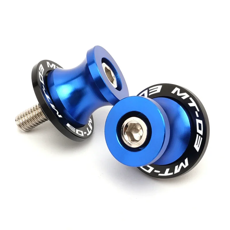 MT03 motorcycle accessories 6MM Swingarm Spools Stand Screws Slider For YAMAHA MT03 MT-03 MT 03 2005 -