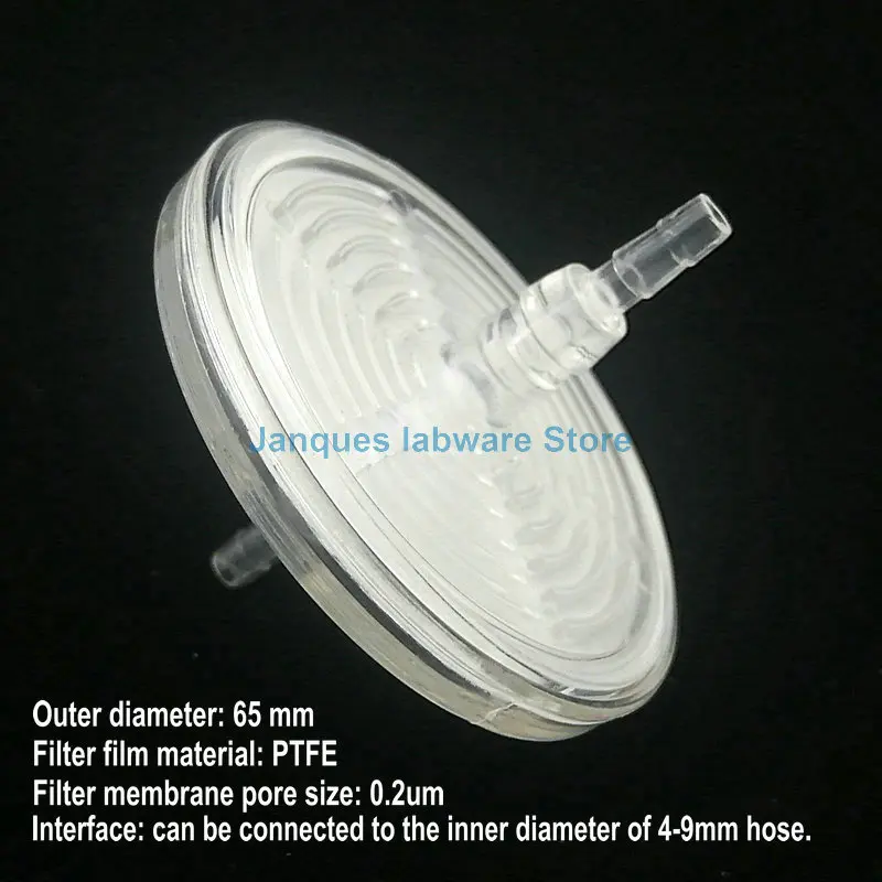 Disc Type precision filter 0.2um PTFE membrane 5pcs/lot for oxygen-making machine suction machine