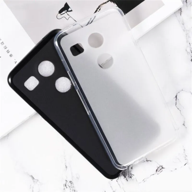 Black Case For Lg Nexus 5X Soft Tpu Silicone Back Cover Shockproof Cover For Lg Nexus 5X Phone Protection Case