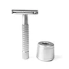 Double Edge Safety Razor for Women and Men,Metal Razor with Exquisite Handle (10 Blades) 4