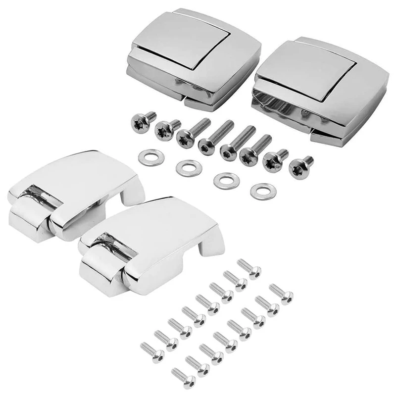 

Motorcycle Trunk Latches Lock Pack Latch Hinges For Tour Pack Pak Touring Classic Road Electra Glide Ultra Razor