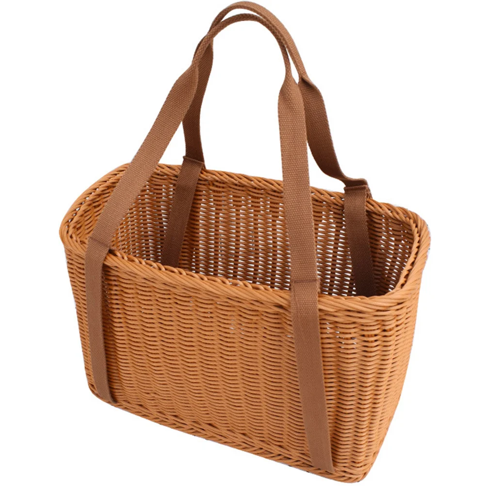 MarketBasketHandleStrawToteRattanPicnicBasketWovenMarket