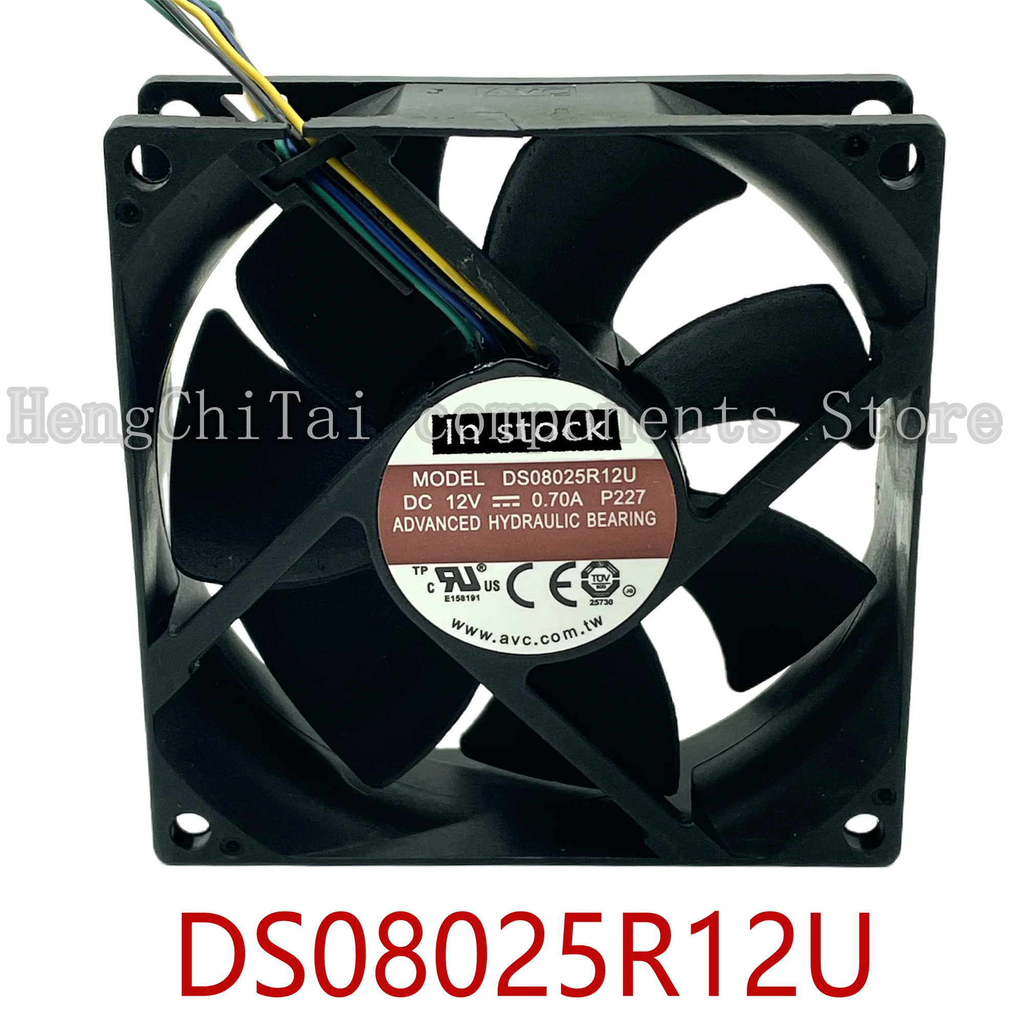 

Original 100% Working DS08025R12U 8025 8CM 0.70A 64cfm PWM Cpu Cooler 80*80*25mm