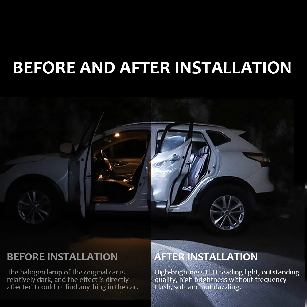 31mm 36mm 39mm 41mm �� ���ֵ� 2016 LED ����, C5W C10W, �ڵ��� ��ȣ�� ����, �ڵ� ���׸��� ���� �� ����, 6 ��