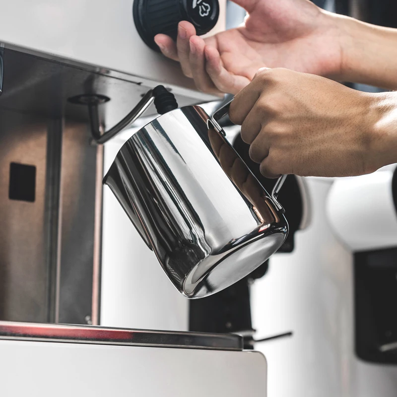 150-1000ml Stainless Steel Milk Jug Frothing Pitcher Latte Espresso Coffee Jug Barista Craft Cappuccino Milk frother Cream Cup milk frother jug milk frothing jug